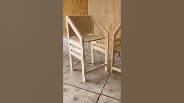 Woodworking | Height adjustable chair @keaa6415  #woodworking #shorts