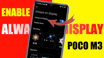 Poco M3 Enable & Use Always On Display Feature (New Trick) | Always on display On Poco M3