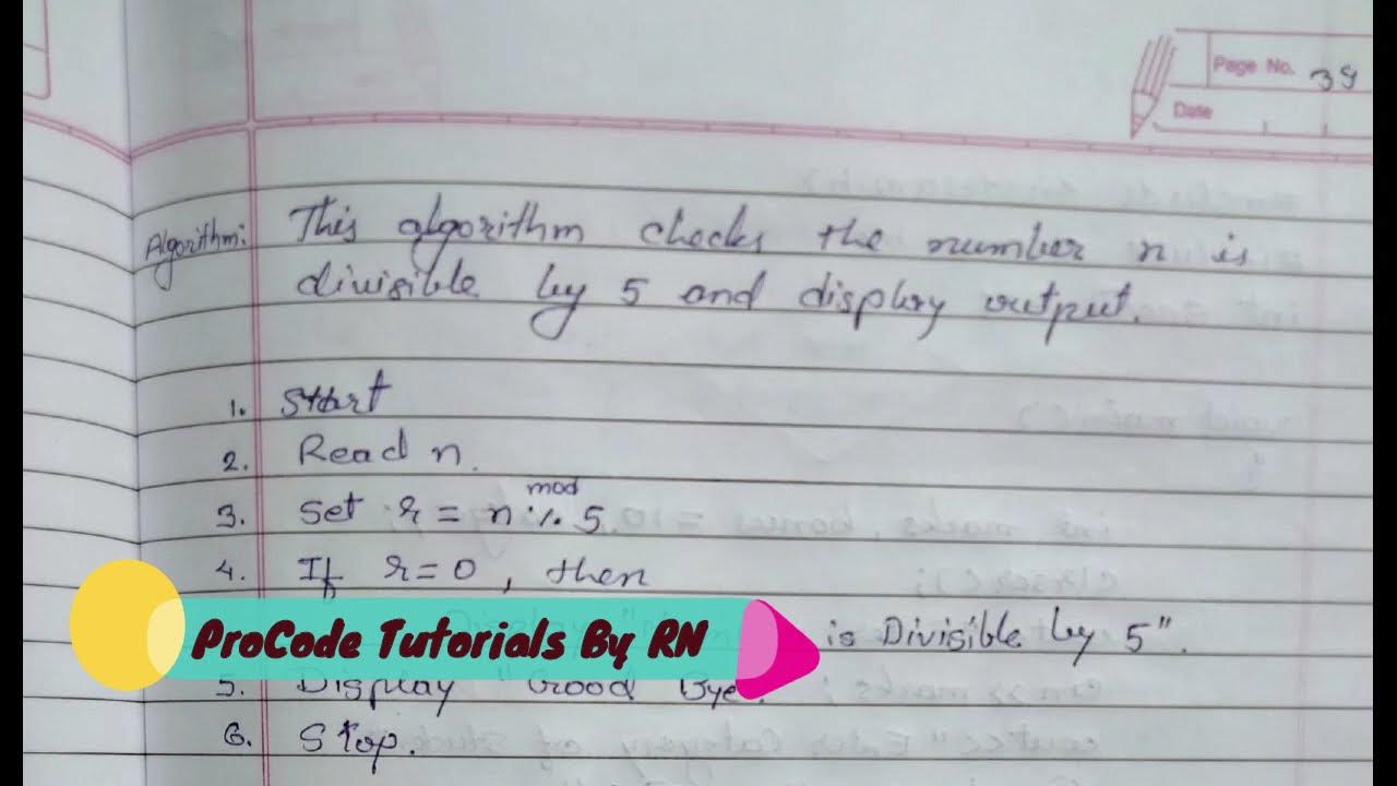 Lecture 4 | if statement Algorithm and Flowchart | Program Analysis ...