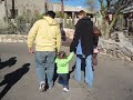 Walking with Uncle JoJo and Aunt Mamie