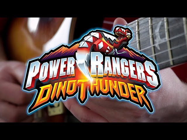 Power Rangers Dino Thunder Theme on Guitar class=