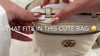 Unboxing and full details of my Gucci Marmont mini top handle bag 💼❤️