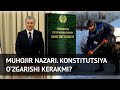 Muhojir nazari. Konstitutsiya o‘zgarishi kerakmi?