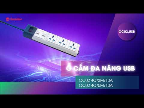 Video Ổ CẮM ĐA NĂNG USB || Rạng Đông - youtube