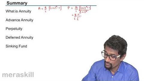 Summary on Annuity | Interest | Tutorials | CA CPT | CS & CMA Foundation | Class 11 | Class 12