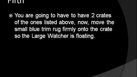 Wizard101 how to make a float bug