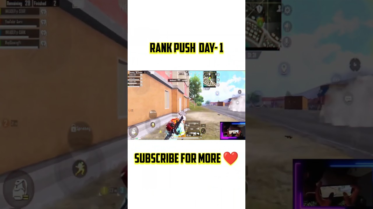 Conqueror Rank Push Day-1 Bgmi | RoyisLive