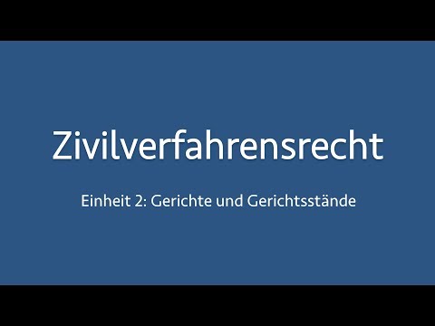 Video: Bei welchem Gericht kann ein Schiedsspruch angefochten werden?