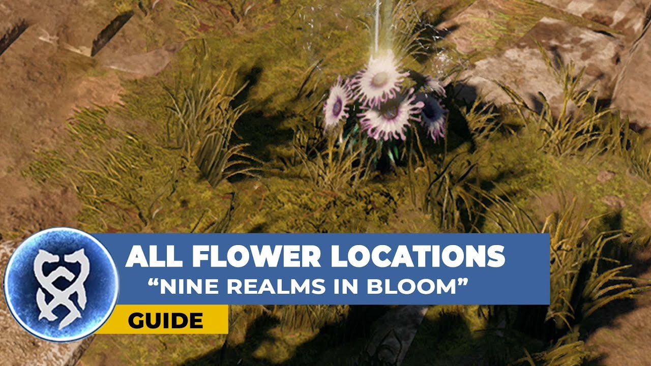 God of War Ragnarok Flower Locations - All 9 Flowers for 'Nine Realms ...