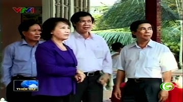 Bà Nguyễn Thị Kim Ngân thăm và chúc Tết tỉnh Tiền Giang