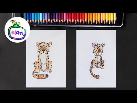 Video: Jak Nakreslit Tygří Mládě