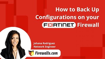 Fortinet: How to Back Up Configuration on your FortiGate Firewall