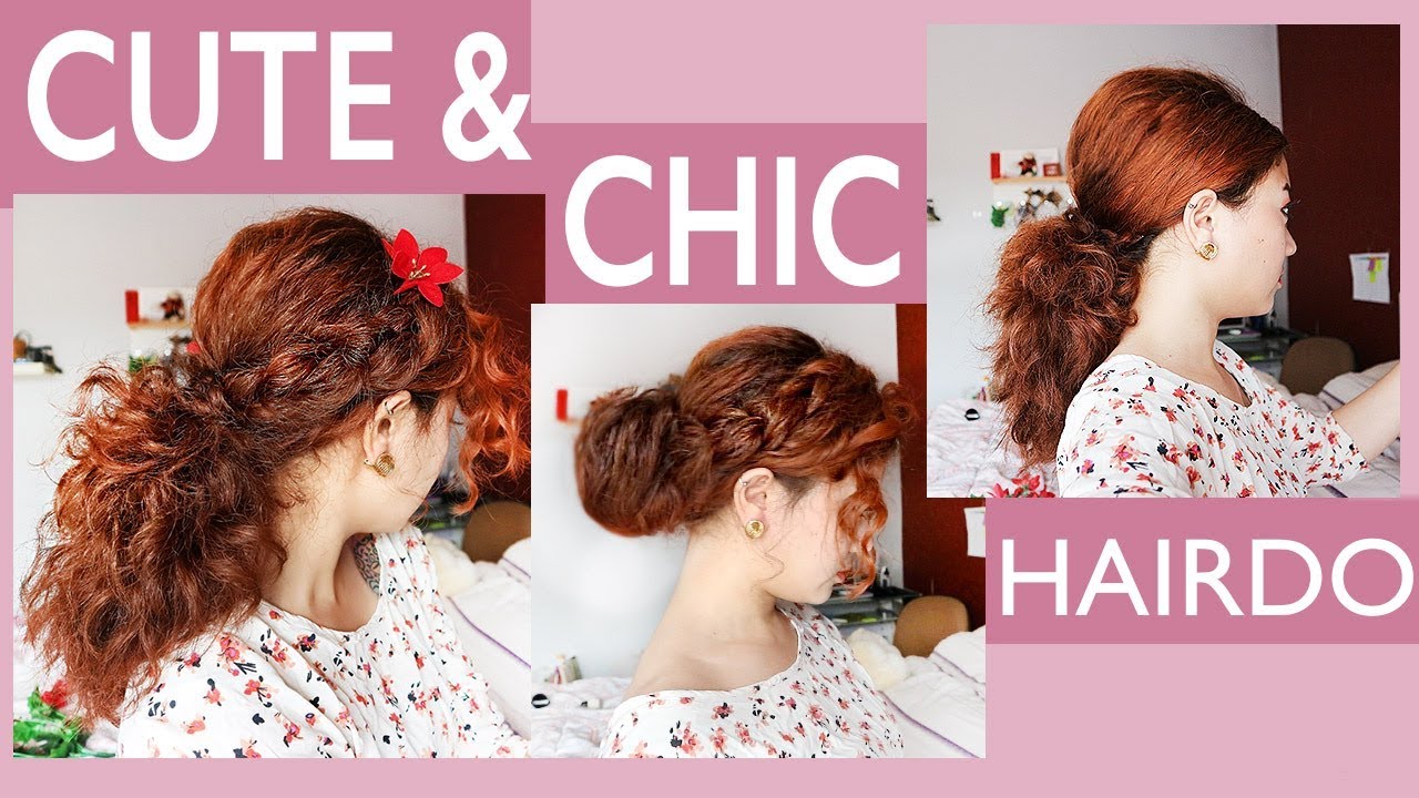 CUTE CHIC HAIRDO  Tutorial Hairdo  Pesta  untuk  Rambut  