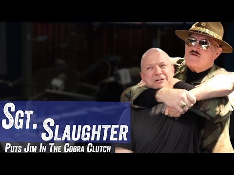 Sgt. Slaughter Puts Jim In The Cobra Clutch - Jim Norton & Sam Roberts