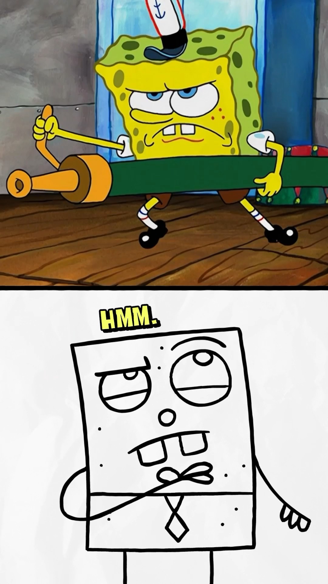 there's an IMPOSTER among us!! ? | SpongeBob #shorts