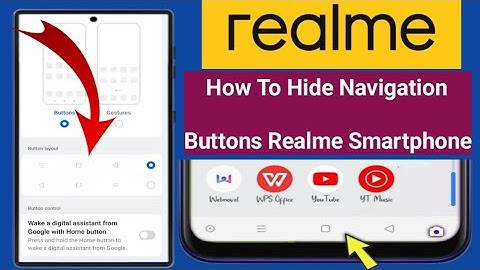 How To Hide Navigation Buttons Realme Smartphone| Realme Mobile New Secret Settings