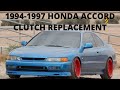 How to replace a clutch on a 1990-1997 Honda Accord