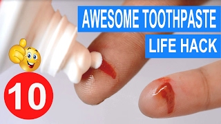 ✔ TOOTHPASTE LIFE HACK - 10 BEST AWESOME HACKS - YOU MUST WATCH👍