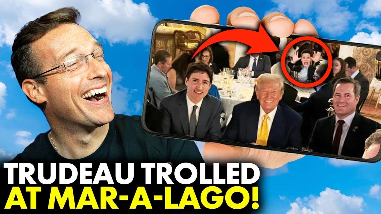 Trudeau Hysterically TROLLED At Mar-a-Lago by Trump in Humiliation Ritual | Trump BREAKS Canada 🇨🇦
