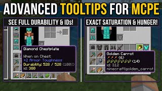 Advanced Tooltips For MCPE 26.23 | LeviLauncher For Minecraft