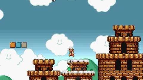Super Mario Bros  X (SMBX) 1.4.3 - Super Mario Bros. 1 Deluxe Pre-Demo 0.0.1 - GFX Expansion Test