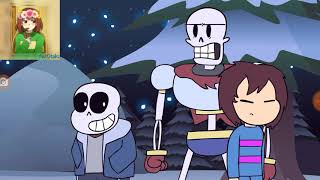 Chara Reacts to : Papyrus Finds A Human