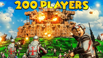 Can 200 RAIDERS Defeat my 100,000+ hour Mod Team? - Rust