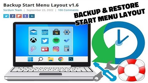 Backup Start Menu Layout With This Useful Utility