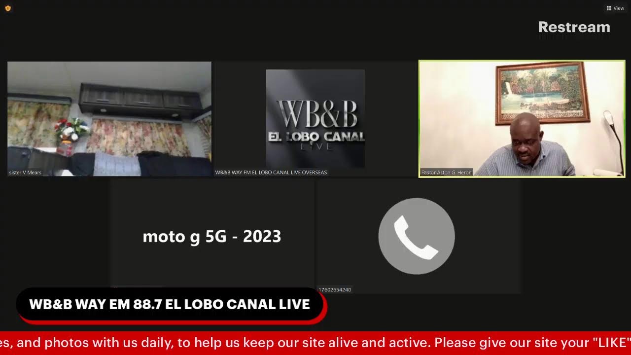 Wb b way fm 88 7 el lobo canal live overseas youtube