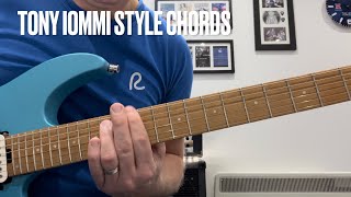 Tony Iommi style chords