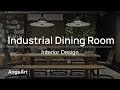 Industrial Dining Room Interior Design | Industrial Design