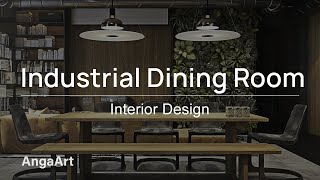 Industrial Dining Room Interior Design | Industrial Design