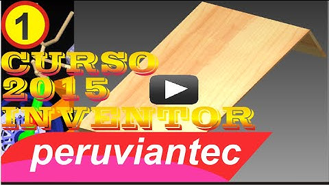 Curso INVENTOR 2015 -Tutorial Autodesk Inventor- 01 Cómo Crear una Mesa de Oficina de Madera