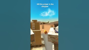 Sniper 3d assassin game shorts kill the sniper in the helicopter