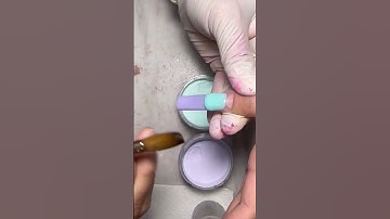 Easy Ombre With Chisel Nail Art by Manh Vo Artist