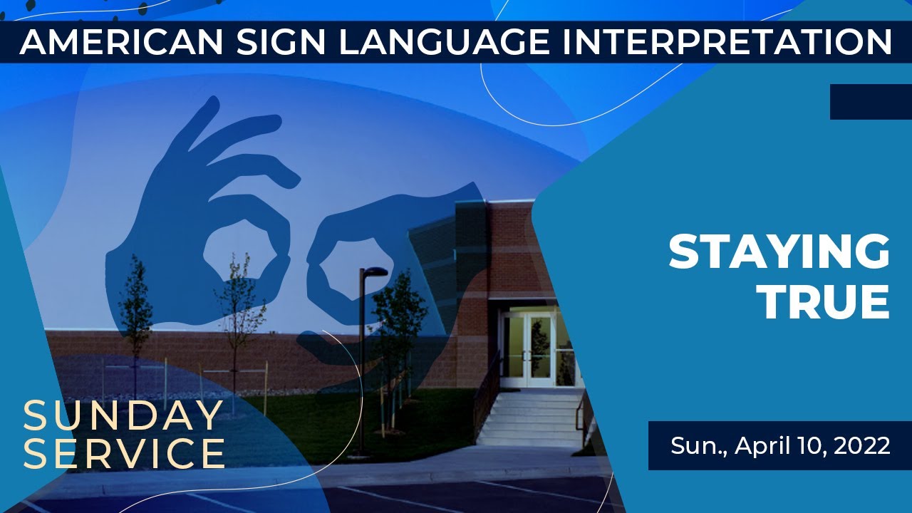 American Sign Language - Staying True with Roger Teel - ASL - YouTube