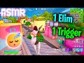 ASMR Gaming 🍀 Fortnite 1 Elim = 1 Trigger Word Relaxing Controller Sounds and Cozy Whispering 🎧