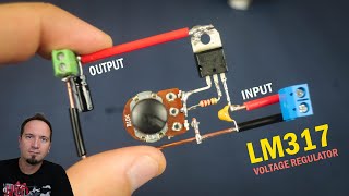 : Adjustable Voltage regulator LM317  how to make!