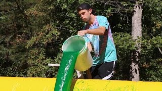 SETTING UP THE SLIME CHALLENGE!!