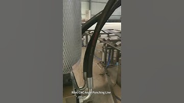 Ritec CNC Angle Punching Line #steelfabrication #steelstructure #anglesteel #angleline
