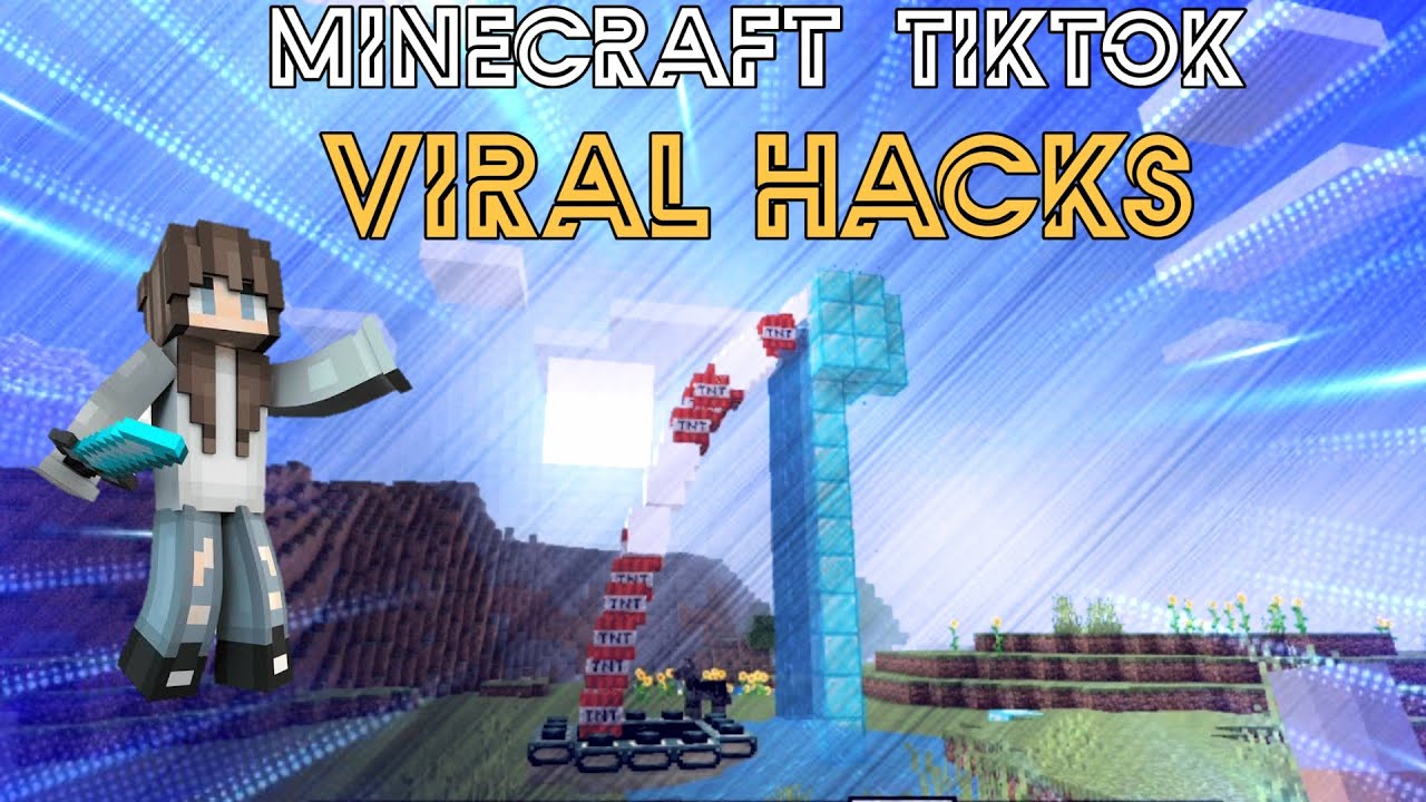 MINECRAFT TIKTOK MOST VIRAL HACK OF 2021 II HYPER RAYX II