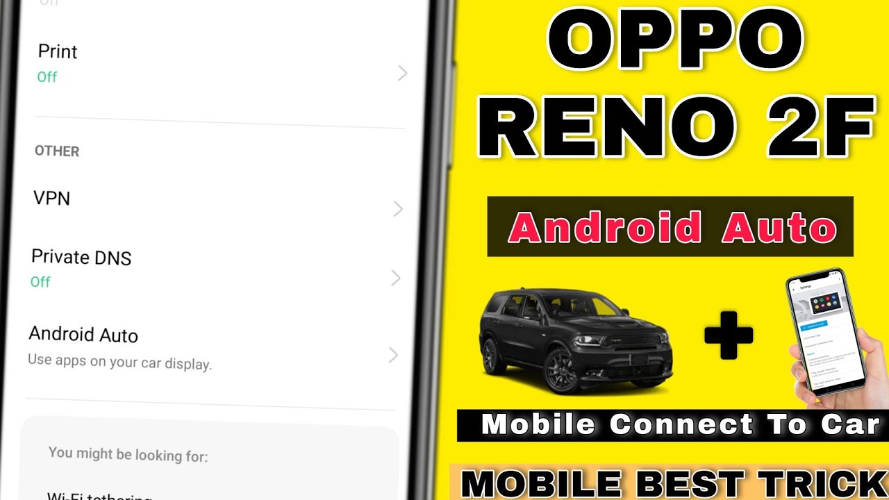 How To Android Auto | Oppo Reno 2f | Android Auto Connect To Car || Android Auto Wireless Connection