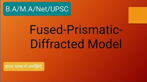 Features of Fused -Prismatic-Diffracted societies |Important for Net-Jrf exam |Public Administration