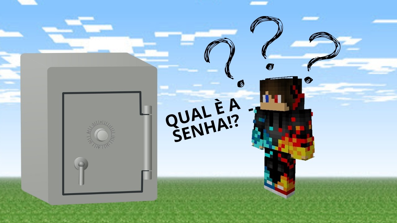 DESCUBRA a SENHA do COFRE no MINECRAFT - YouTube
