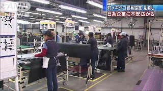 日系企業に不安広がる　対メキシコ貿易協定見直し(17/01/19)