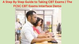 Federal Civil Service Commission (FCSC)  CBT Examination Interface | A Step-by-Step Guide