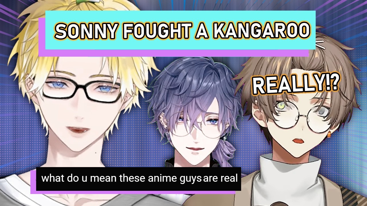 Sonny once fought a kangaroo in Australia