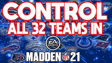 How to Control Every Team in Madden 21 Franchise Mode! | Join my Offline Franchise League on Twitch!