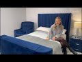 Land Of Beds Hazel Fabric TV Bed Video1