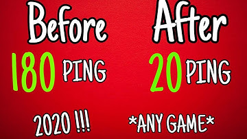 HOW TO FIX HIGH PING ON ANY GAME *2020* (FORTNITE ,VALORANT,ETC)